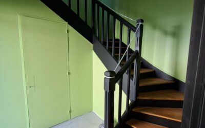 rénovation cage d&rsquo;escalier Cherbourg