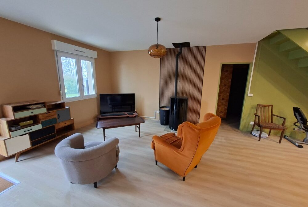 Rénovation de salon à Cherbourg-en-Cotentin