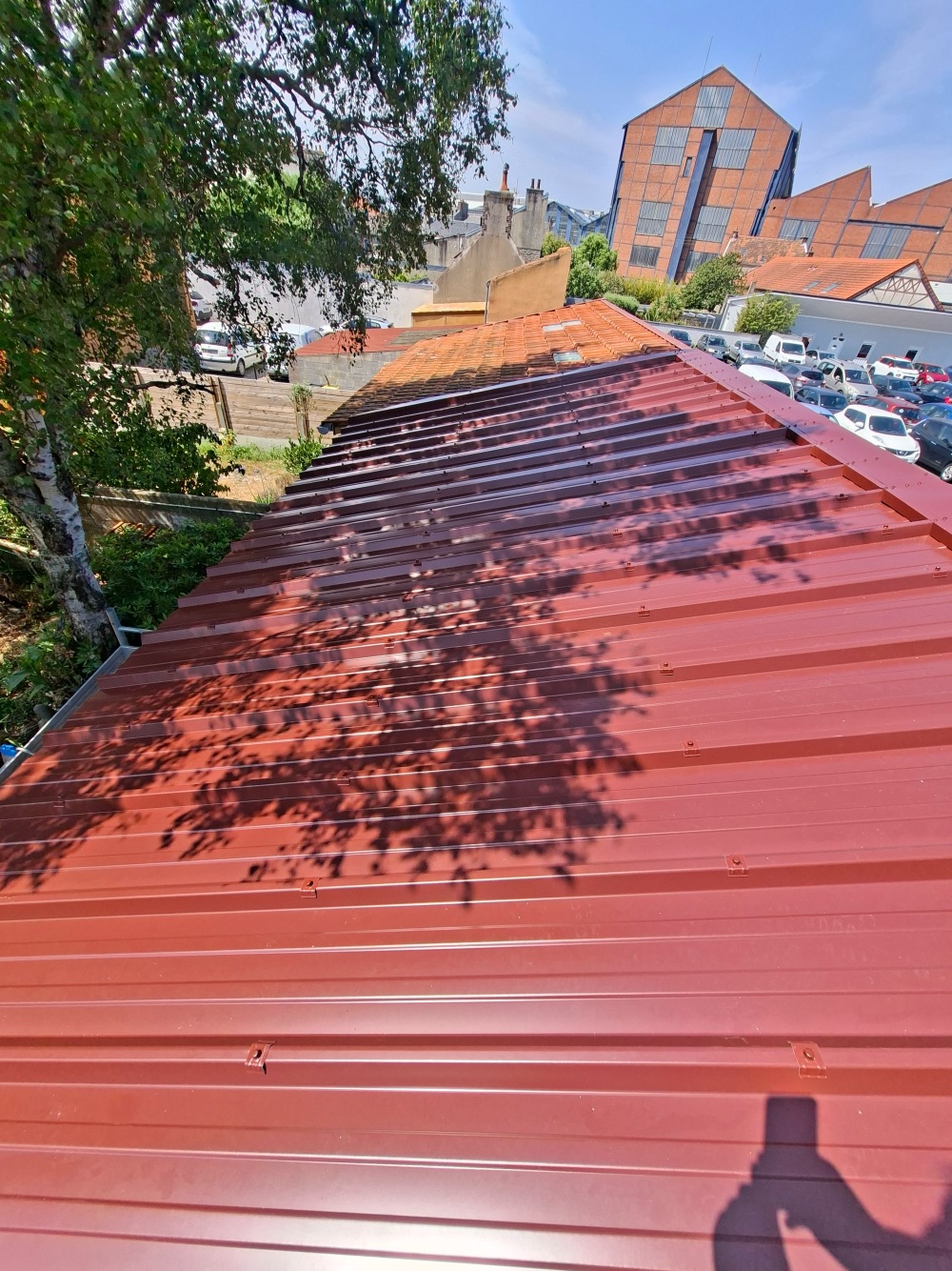 Rénovation de toiture d’un appentis à Cherbourg